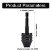 HOHXEN 0.6-8mm Keyless Drill Chuck Conversion Tool Adapter, Mini 3-Jaw