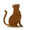 Bornhöft Garden Stake Cat Rental for Standing Metal Rust Garden
