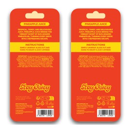 Juicy Blast Pineapple Car Air Freshener, Pack of 2