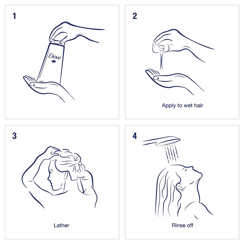 Dove Absolute Curls Shampoo, 12 Ounce