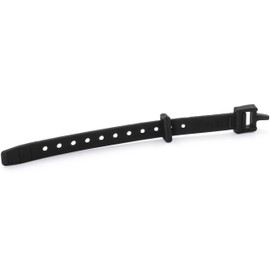 ORUCASE Strap.ly Gear Strap - Ski Strap Style Multipurpose Utility Straps. Secure Bike Gear, Tools, Clothing, and More. 20lb Working Load, 7" Length, Black (1)