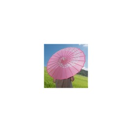 Cherry Blossom Parasol | 32" Japanese Umbrella for Weddings & Décor, Pink
