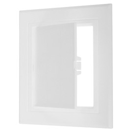 PATIKIL 4x4 inch(95x95mm) Removable Hinged Access Panel, ABS Plumbing Access Doors Easy Wall Hole Cover for Drywall Plumbing Electrical Cables Wiring, White