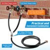 Dreyoo Y Mixer Hose Connector with Washing Machine Hose, 1FT