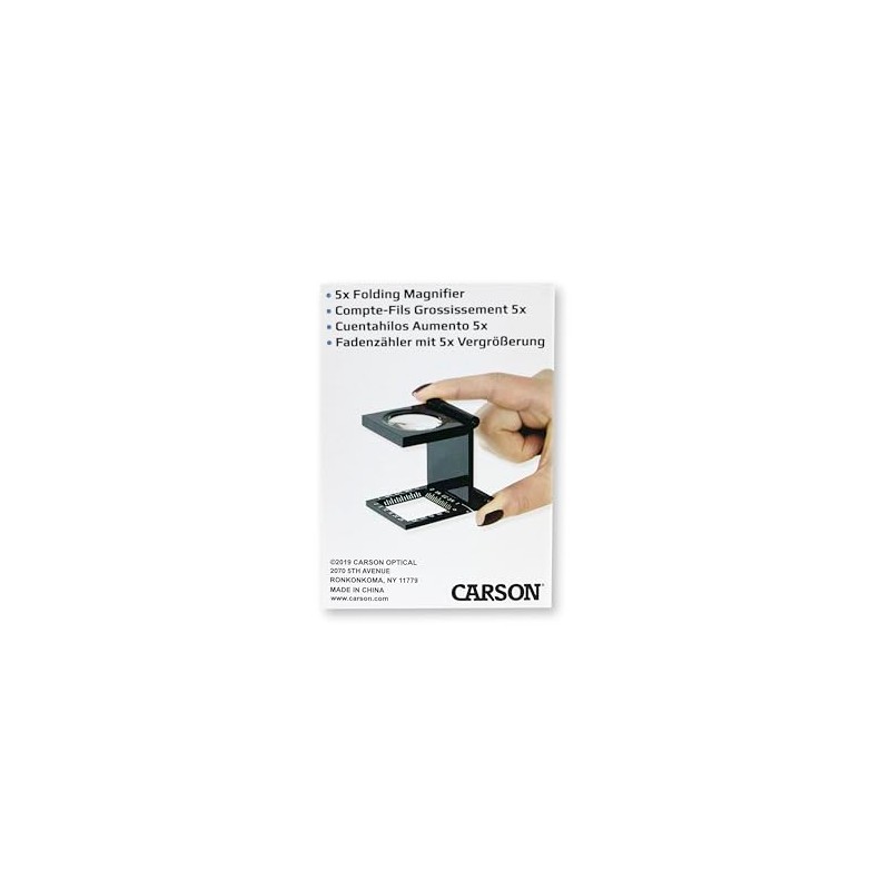 Carson Linentest Lupa 5X 30mm para Contar Puntadas (LT-30)