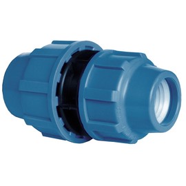 Cornat Irrigation System PE Reducing Coupling 32 x 25 mm Internal Thread Polypropylene for Cold Water
