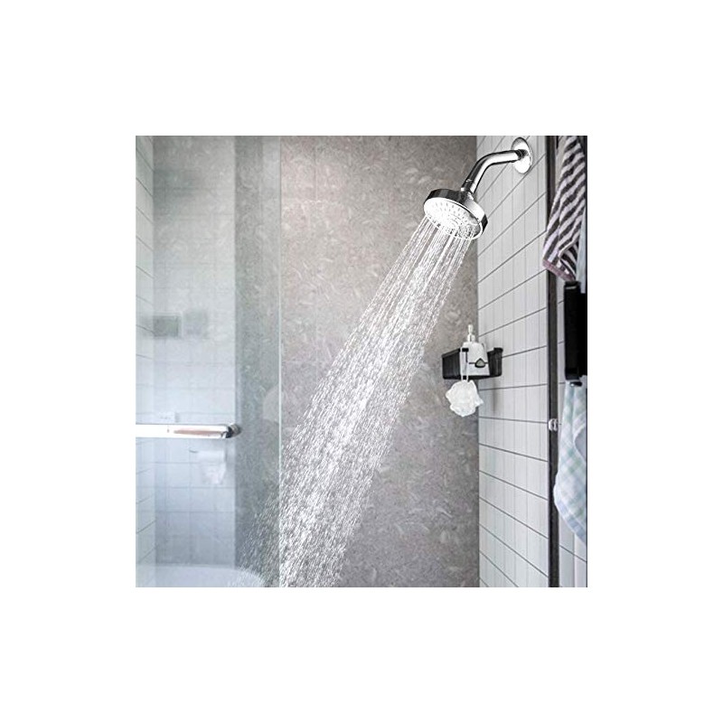 YOMYM Cabezal de Ducha Lluvia de Alta Presión, 5 Configuraciones