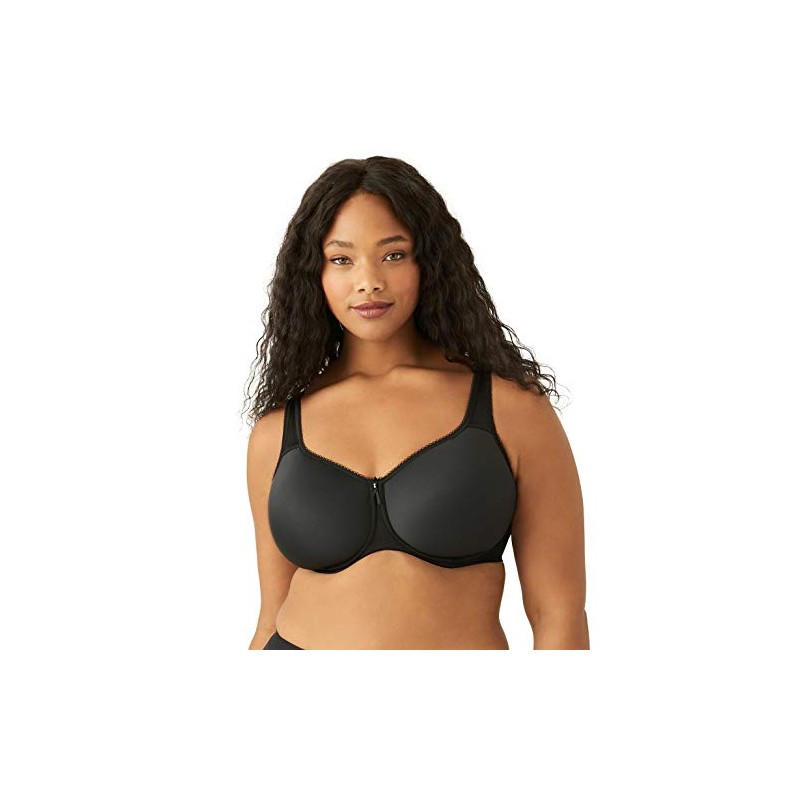 Wacoal Women's Plus-Size Basic Beauty Spacer Contour Bra, Black, 30E