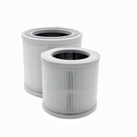 True HEPA Filters Compatible with Proton Pure Air Purifier,H13 Replacement 4-Stage Filtration High-efficiency Activated carbon 2-IN-1 Air Clean Dust,2-Pack
