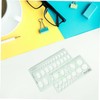 SHOWERORO 2pcs Geometric Ruler Circle Stencil Templates Circle Stencil for