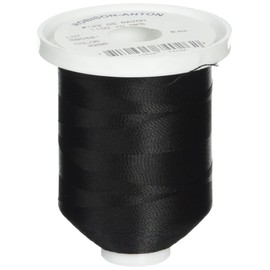 Robison-Anton Rayon Super Strength Thread, Solid Colors, 1100-Yard, Black