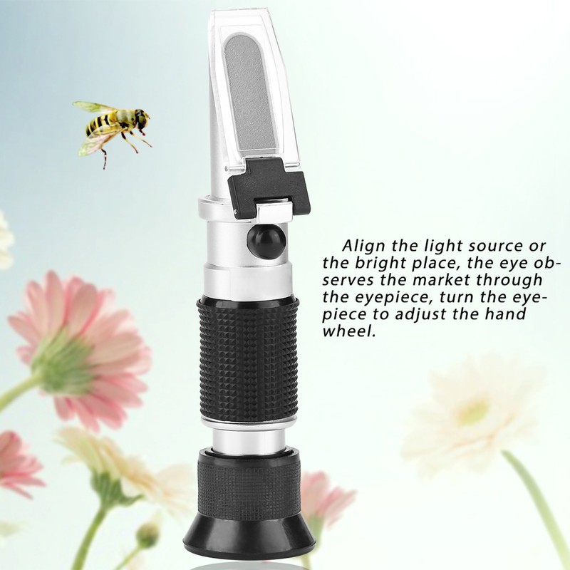 Portable Bee Tools Honey Refractometer 58-90% (sugar content) Honey Concentration