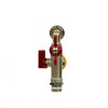 Wärmer System Double Outlet Outside Tap with Through The Wall