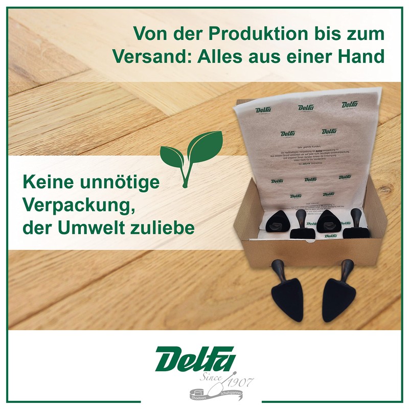 DELFA Shoe Tree Foam Shoe Shaper Shoe Stretcher, black