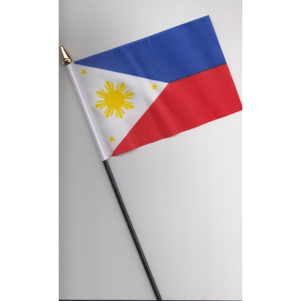 Phillipines Hand Flag 25cm