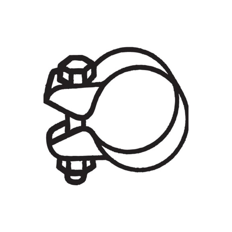 Bosal 250-351 Clamping Piece, exhaust system