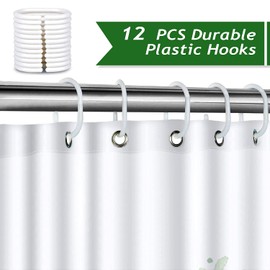 Abaysto Cartoon Dinosaurs Shower Curtain Set Waterproof Polyester Fabric Bathroom Bath Curtains with 12 Plastic Hooks