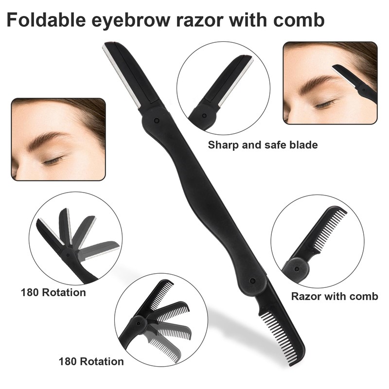 TOYMIS Eyebrow Kit, 5 in 1 Eyebrow Trimmer Eyebrow Grooming