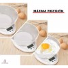 Importeek Bascula Digital Gramera Reposteria Cocina + Tazon Medidor