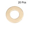sourcing map 20Pcs 6.3mm x 12mm x 1.5mm Copper Flat