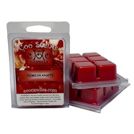 3 Pack Soy Blend Highly Scented Coo Candles Bar Wickless Candle Wax Melts - Pomegranate (3)