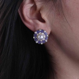 Aneneiceera Vintage Emaille Lila Scheibe Ohrstecker Ohrringe Perle Lila Ohrringe Runde Lila Münze Ohrringe Acryl Lila Kreis Ohrringe Schmuck Für Frauen