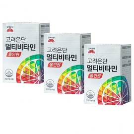 Goryeo Eundan Multivitamin All-in-One 60 Tablets 3 Count