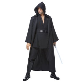 Fuman Jedi Robe Deluxe Cosplay Costume (3XL, Black)
