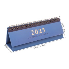 Operitacx Büro-schreibtischkalender, Dekorativer Schreibtisch-, Klappkalender, Zarter Tischkalender, Stehender, Umklappbarer Tischkalender, Tischkalender Für Das Akademische Jahr 2025