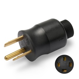 219258 Multi-Voltage Power Adapter Plug for Miller & Hobart Welders, 230 Volt 6-50P 3-Prong Replacement Plug for Welding Machines