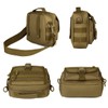 PHOENIX IKKI Dual Purpose Molle Compatible Bag, 6 Colors, Camouflage,