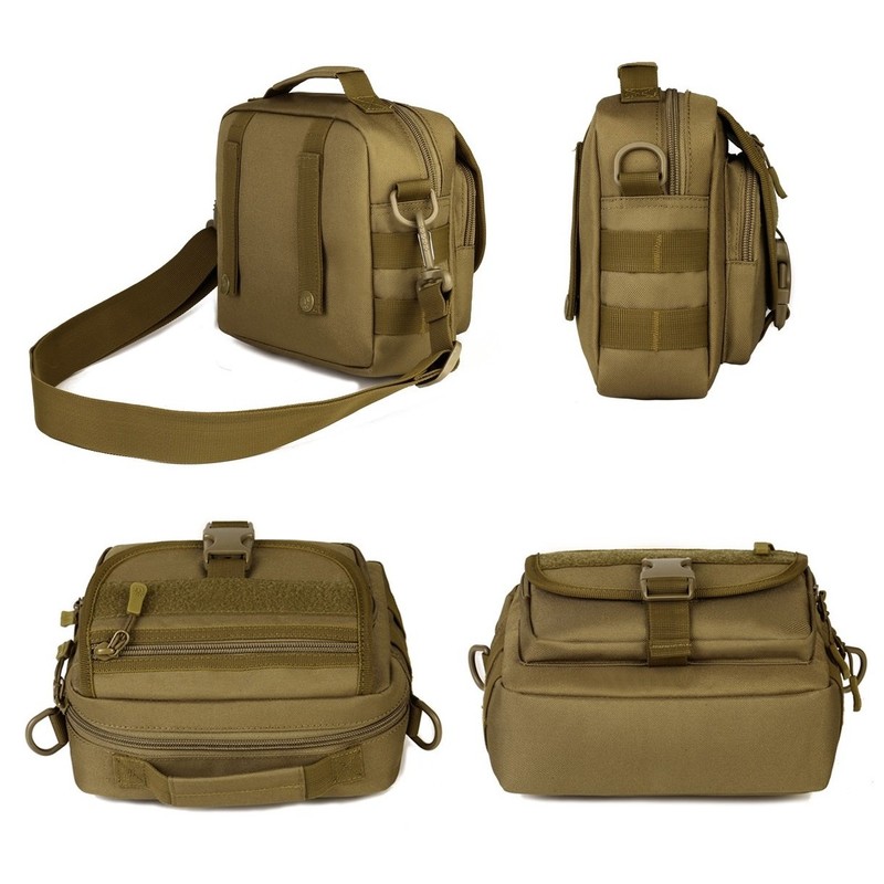 PHOENIX IKKI Dual Purpose Molle Compatible Bag, 6 Colors, Camouflage,