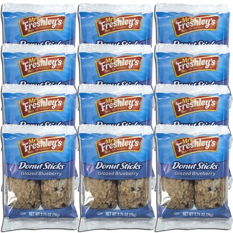 Mrs. Freshley's Glazed Blueberry Donut Sticks 2-Count Value Pack |