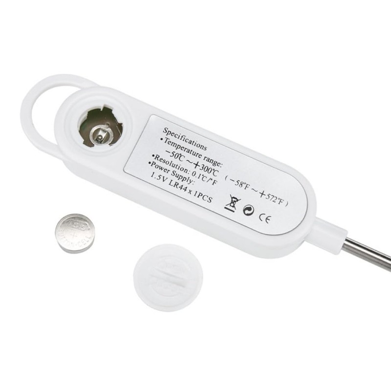 Digital Meat Thermometer - Instant Read, Waterproof, with LCD Display