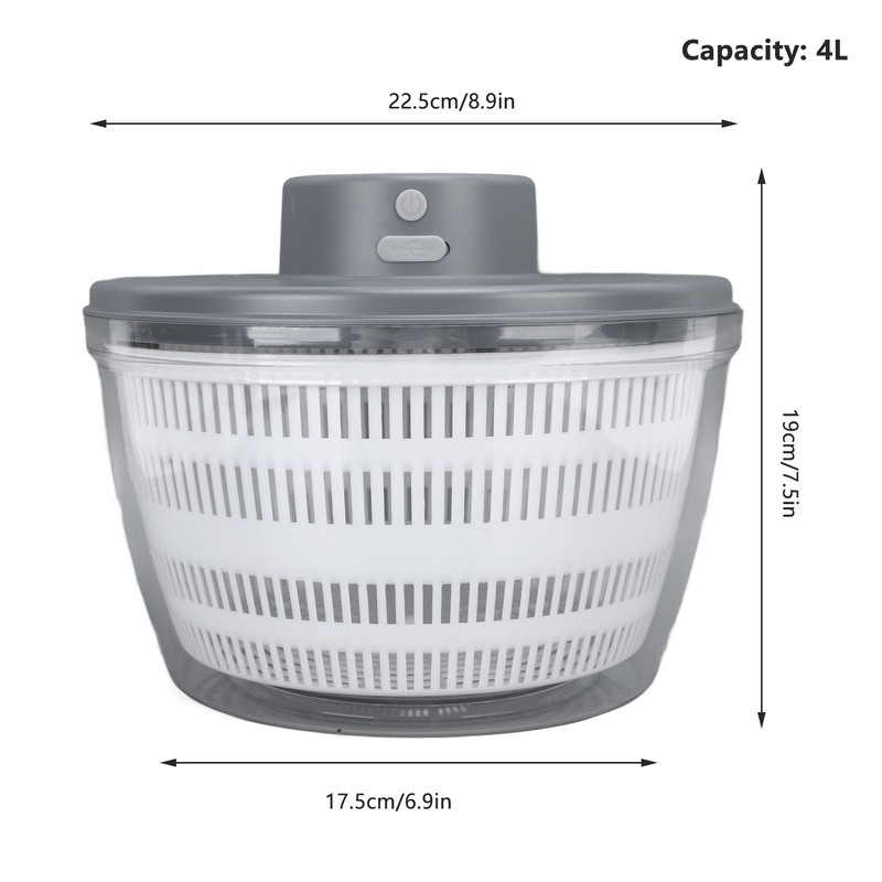 Vegetable Washing Machine Efficient Reliable Multifunctional Durable Fruit Spinner Dryer