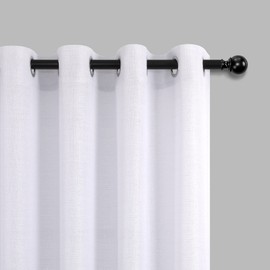 White Silver Curtains 108 Inches Long for Floor to Ceiling 2 Panels Grommet Window Draperies Shiny Sparkle Shimmer Glitter Metallic Semi Sheer Energy Efficient Curtains for Sliding Glass Door 9FT Tall