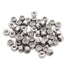 BinifiMux 100pcs 10-32 Nylon Inserted Lock Nuts - 304 Stainless