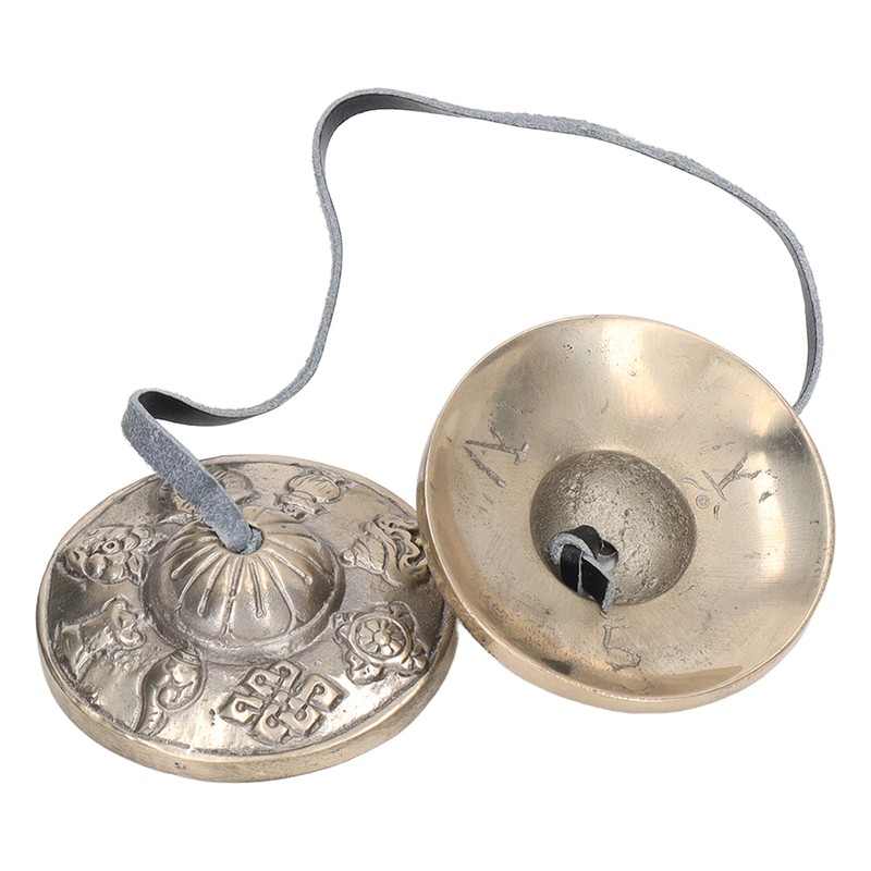 Tibetan Tingsha Meditation Bell Small Pure Copper Double Chime Nepalese