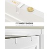 Moforoco White Narrow 9-Tier Over The Door Pantry Organizer, Pantry