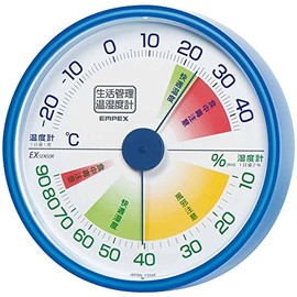 enpekkusu Weather Meter, Temperature and Humidity Meter, Life Control Hygrometer Wall