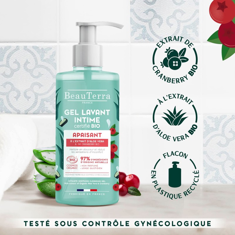 Organic soothing intimate gel 500 ml