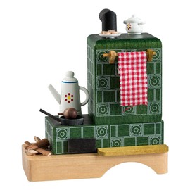 37061 Smoker Ore Mountains Richard Glässer Seiffen Smoker with Stove