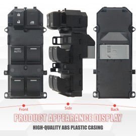 Sianxaido 35750T2AA11 Master Power Window Switch Compatible with Accord 2013 2014 2015 2016 Sedan EX-L Touring 2.4L L4 3.5L V6
