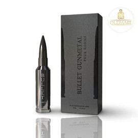 Bharara Bullet Gun Metal EDP For Men 75ml (2.5 Oz) - Long Lasting Fresh , Woody & Spicy Scent For Men - Luxury Men's Gift