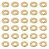 eMagTech 50PCS M1.2 Miniature Brass Washers, Flat Copper Sealing Washers