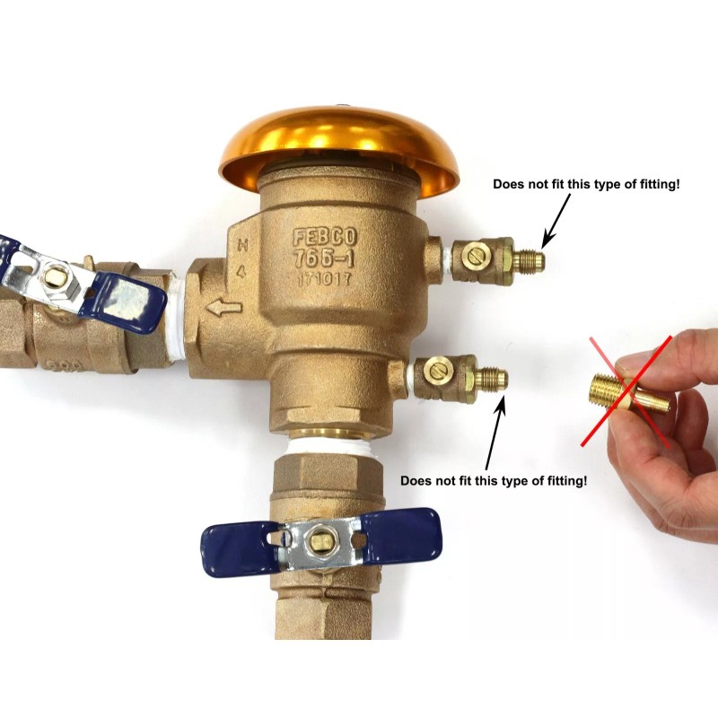 Vibrant Yard Co. LLC Schrader Valve to NPT Adapter Winterize