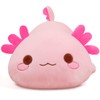 MIAOHAHA Plush Axolotl Toy Plush Pillow Axolotl Stuffed Animal Toy