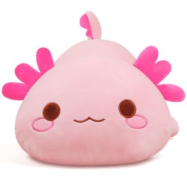 MIAOHAHA Plush Axolotl Toy Plush Pillow Axolotl Stuffed Animal Toy Cute Plushies Kids Plush Toy Pillow(Pink,50cm/19.6in)