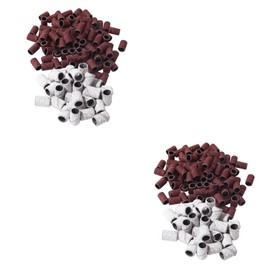 Ipetboom 2sets Nail Sanding Bands () Professional Sanding Sleeves for Manicure Accessories Nail Drill Use 2packs*2