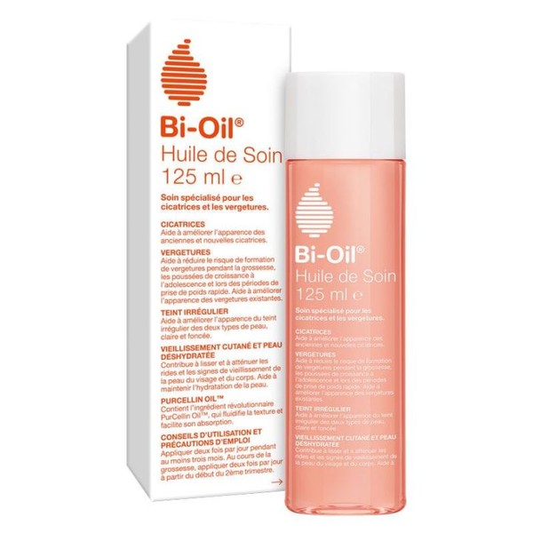 Omega Pharma Perrigo Bi-Oil Huile Soin de la Peau Cicatrice Vergeture, 125 ml